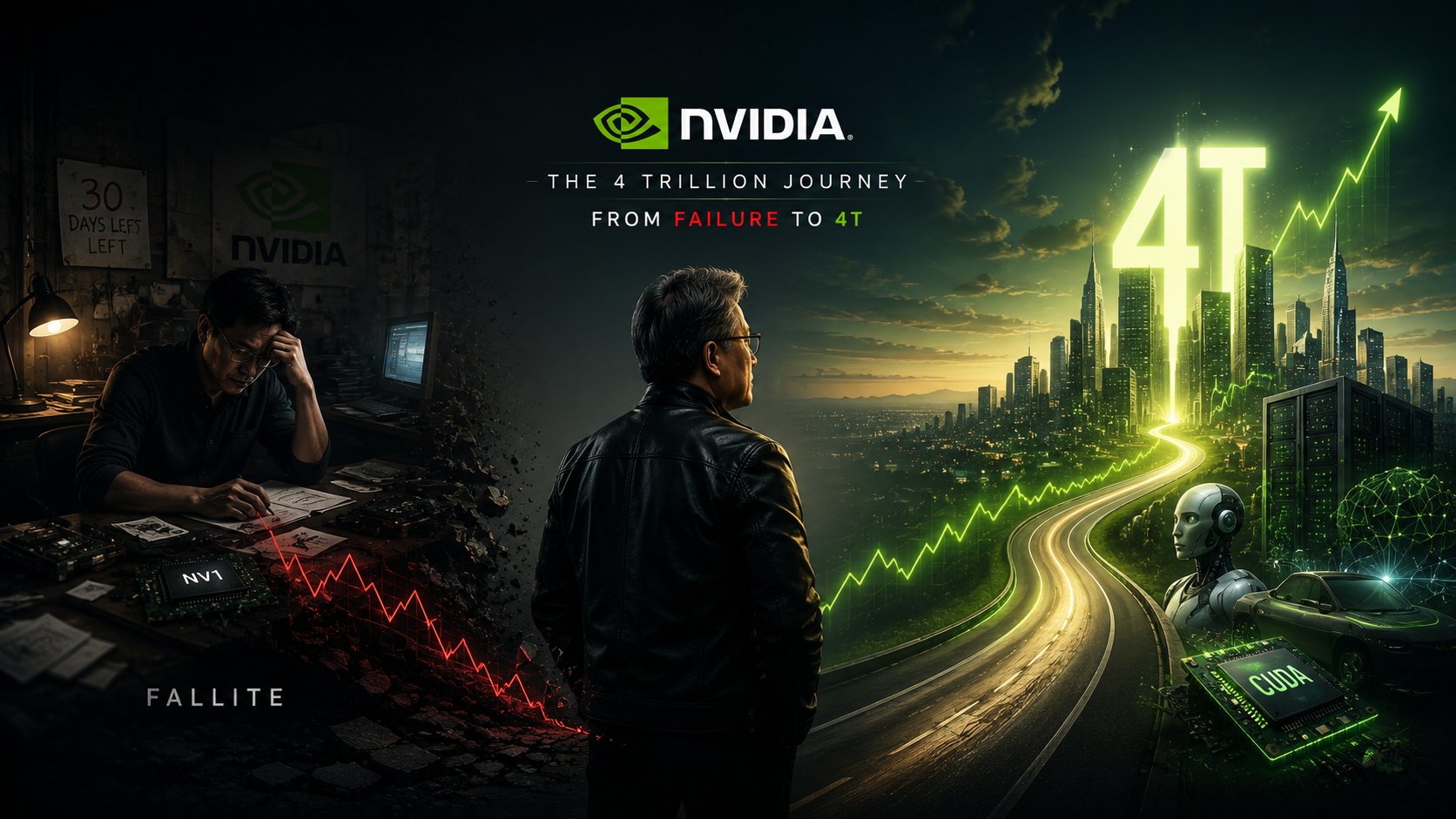 De l’agonie financière à 4 000 milliards de dollars : la masterclass stratégique de NVIDIA