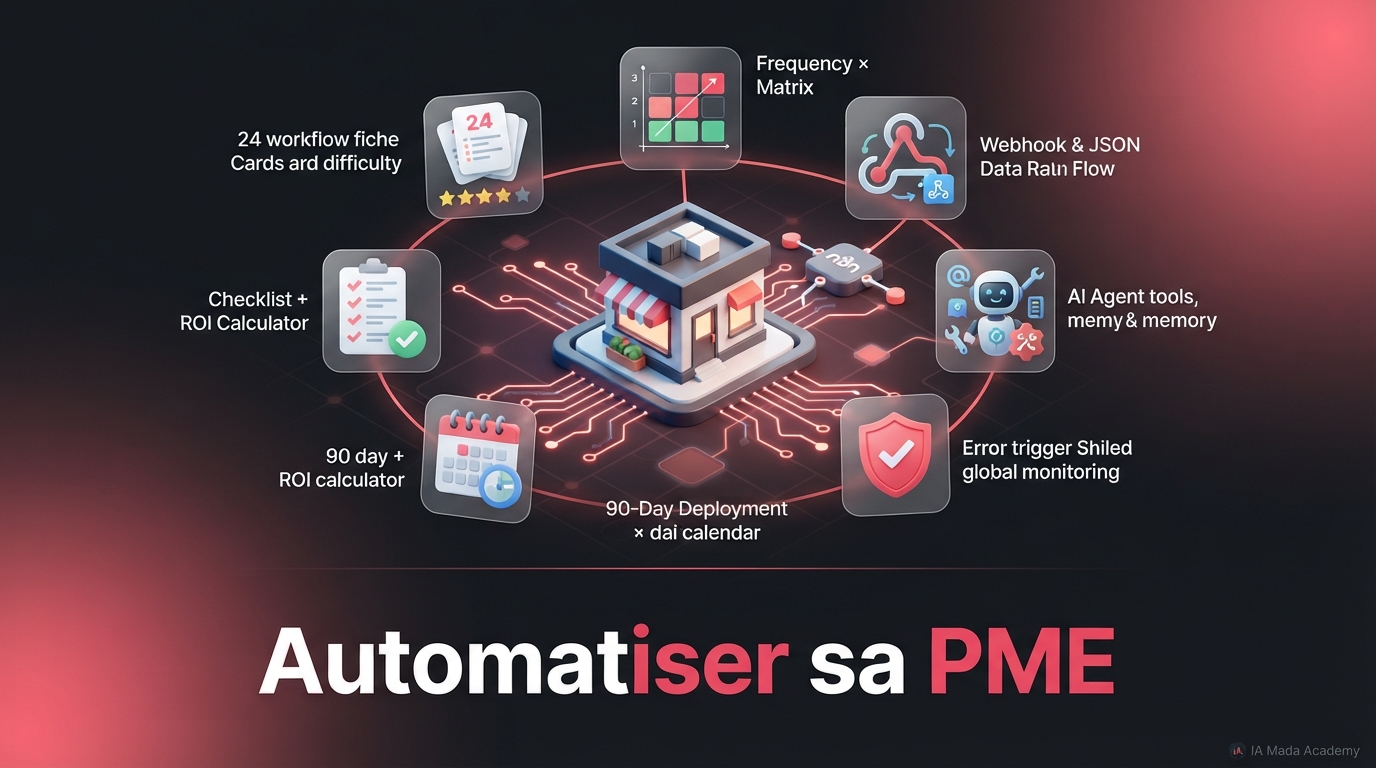 Automatiser sa PME — 24 workflows prêts à l'emploi